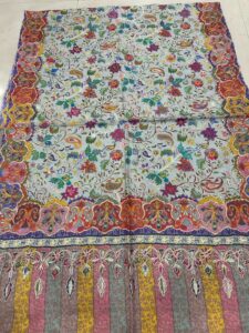 Wool Kalmkari stoles 