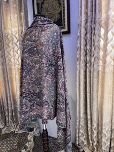 Kalmkari pashmina shawl