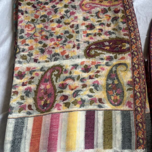 Wool Silk Kani Cutting Stole