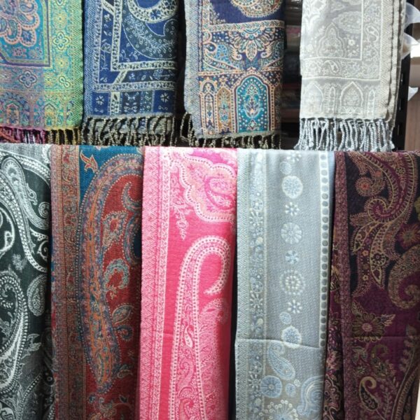 Wool jamawar stoles antique