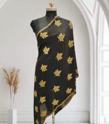 Wool zari shawl 100x200 cms